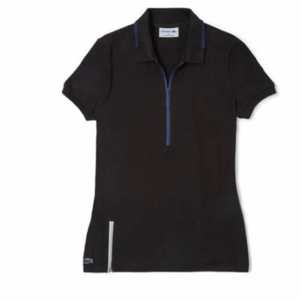 NWT LACOSTE WOMEN'S STRAIGHT FIT PREMIUM POLO